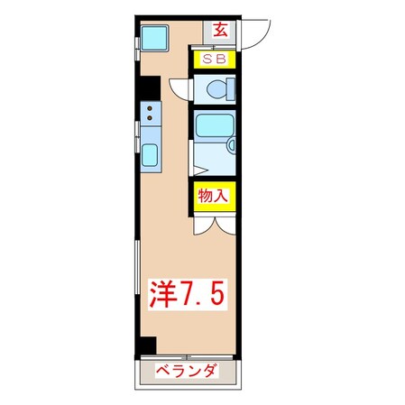 Ｍハウス鴨池Ⅱの物件間取画像